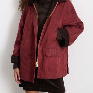 Alex Mill Deep Red Utility Jacket
